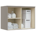 Armário Aéreo Modulado Elegance 2 Portas - Cinza