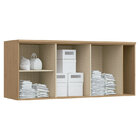 Armário Aéreo Modulado Elegance 3 Portas E 1 Nicho - Carvalh