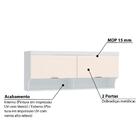 Armário Aéreo Modulado Infinity Queen Com 2 Portas - Branco L