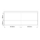 Armário Aéreo Modulado Infinity Queen Com 2 Portas - Branco L