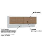 Armário Aéreo Modulado Infinity Queen Com 2 Portas - Branco L