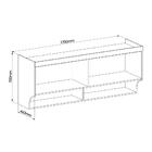 Armário Aéreo Modulado Infinity Queen Com 2 Portas - Branco L