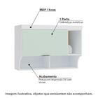 Armário Aéreo Modulado Infinity Solteiro Com 1 Porta - Branco