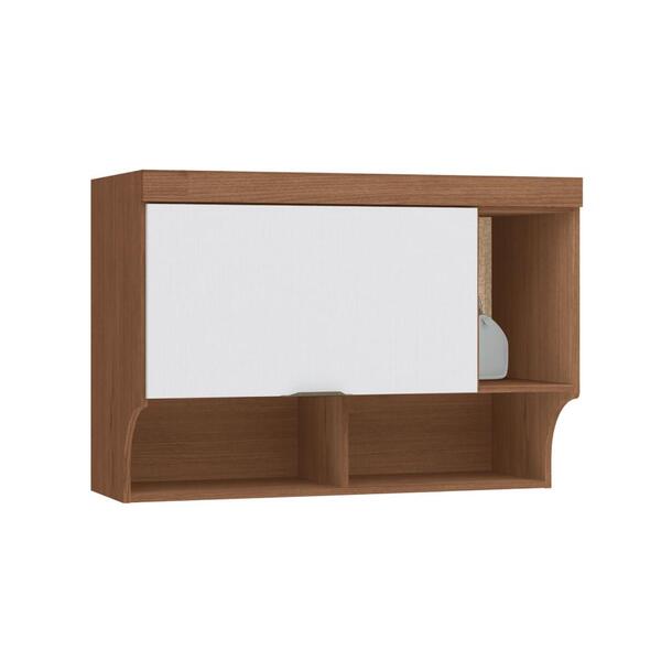 Armário Aéreo Modulado Infinity Solteiro Com 1 Porta - Macadâ