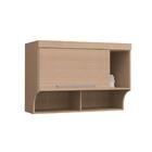 Armário Aéreo Modulado Infinity Solteiro Com 1 Porta - Nogue