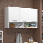 Armário Aéreo Modulado Para Lavanderia Com 3 Portas Multiuso