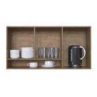 Armário Aéreo Modulado Vazado Com Vidro Fidelitá Berlim 120cm