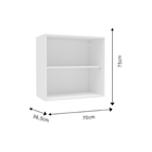 Armário Aéreo Módulo 70cm Branco Spring