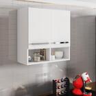 Armário Aéreo Móveis De Cozinha Multiuso 2 Portas Branco