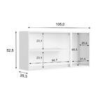 Armário Aéreo Multipla 3 Pt Branco