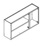 Armário Aéreo Multipla 3 Pt Branco E Preto