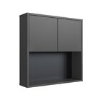 Armário Aéreo Multiuso 60cm Budapest Grafite