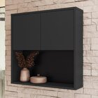 Armário Aéreo Multiuso 60cm Budapest Grafite