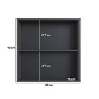 Armário Aéreo Multiuso 60cm Budapest Grafite