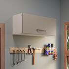 Armário Aéreo Multiuso 80cm 1 Porta Basculante Branco/crema A