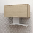 Armário Aéreo Multiuso Com 01 Porta Basculante 80 Cm Karine C