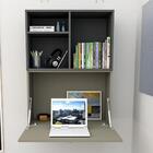 Armário Aéreo Multiuso Enjoy Com Bancada Retrátil - Fumê/graf