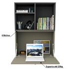 Armário Aéreo Multiuso Enjoy Com Bancada Retrátil - Fumê/graf