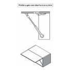 Armário Aéreo Multiuso Geladeira Lux 60cm 100% Mdf 01 Porta B