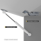 Armário Aéreo Multiuso Geladeira Lux 80cm 100% Mdf 01 Porta B