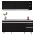 Armário Aéreo Nevada E Balcão Gabinete 180cm Com Pia Dallas P