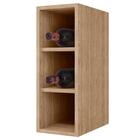 Armário Aéreo Nevada E Balcão Para Pia 180cm Dallas Cast/pret