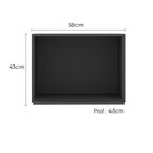 Armário Aéreo Nicho Para Forno Etna Grafite