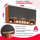 Armário Aéreo Nicole Para Área De Serviço - Tudo De Móveis
