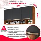 Armário Aéreo Nicole Para Área De Serviço - Tudo De Móveis