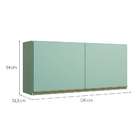 Armário Aéreo One 2 Pt Verde Bellagio