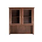 Armário Aéreo Oratório Madeira Maciça 2 Portas De Vidro Shop