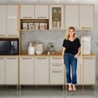 Armário Aéreo Organizador Suspenso Cozinha 2 Portas 2 Pratele