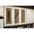 Armário Aéreo Organizador Suspenso Cozinha 3 Portas 3 Pratele