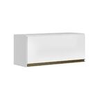 Armário Aéreo Para Banheiro 1 Porta Basculante 100% Mdf Branc