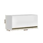 Armário Aéreo Para Banheiro 1 Porta Basculante 100% Mdf Branc