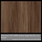 Armário Aéreo Para Banheiro 1 Porta Com Espelho Gael  Nogal/b