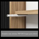 Armário Aéreo Para Banheiro 1 Porta Com Espelho Gael  Nogal/b