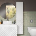 Armário Aéreo Para Banheiro 2 Portas 5 Prateleiras Mônaco  Br