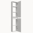 Armário Aéreo Para Banheiro 2 Portas 5 Prateleiras Mônaco  Br