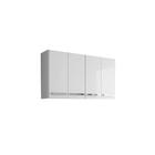 Armario Aereo Para Casa 4 Portas Branco Georgia Brienza Movel