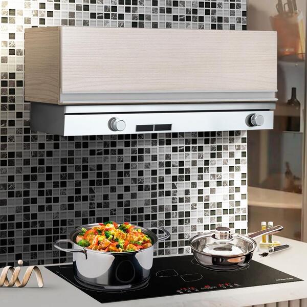 Armário Aéreo Para Coifa 80cm Com Porta Basculante Malbec Ave