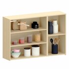 Armário Aéreo Para Cozinha 120 Cm 3 Portas Aurora Cinza Crist