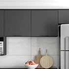 Armário Aéreo Para Cozinha 120cm 2 Portas Etna Grafite