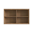 Armário Aéreo Para Cozinha 120cm 2 Portas Viena  Freijó/argila