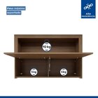 Armário Aéreo Para Cozinha 120cm Carvalho