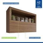 Armário Aéreo Para Cozinha 120cm Carvalho