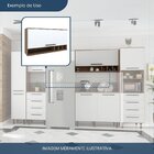 Armário Aéreo Para Cozinha 1 Porta Basculante Evolution Plus