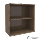 Armário Aéreo Para Cozinha 1 Porta Evolution Plus   Tannat/br