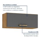 Armário Aéreo Para Cozinha 1 Porta Geladeira São Luis Cinamom