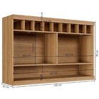 Armário Aéreo Para Cozinha 1 Porta Opala Cinamomo/grafite